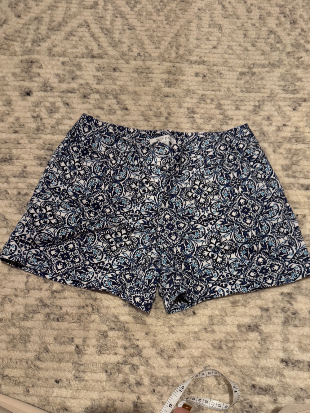 White House Black Market Printed Chino Shorts 4